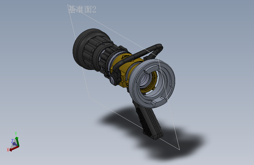 直流消防设备三维SW模型