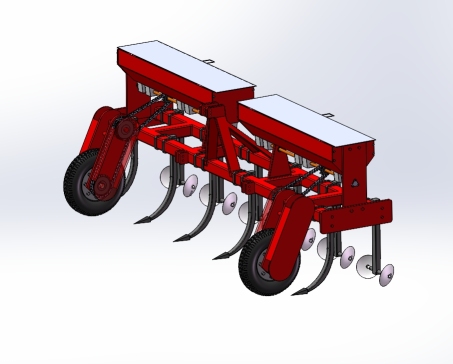 中耕施肥机的设计-作业机含开题、SW三维及7张CAD图说明书
