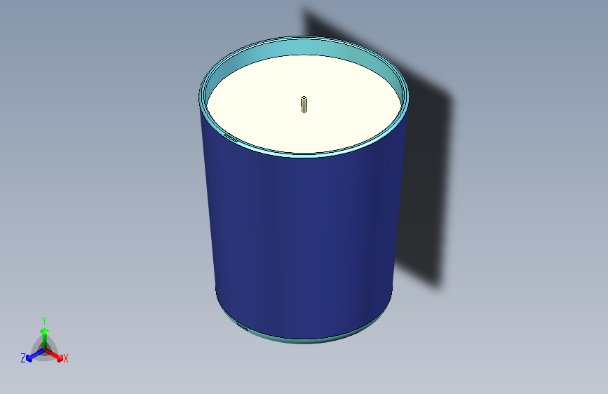 透明小圆蜡烛空心