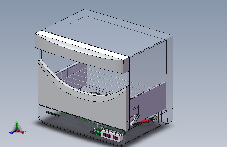 家用全自动洗碗机 Solidworks2012模型三维SW==101813==400