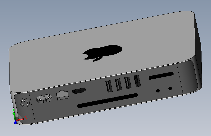 苹果Mac min三维SW模型  245211