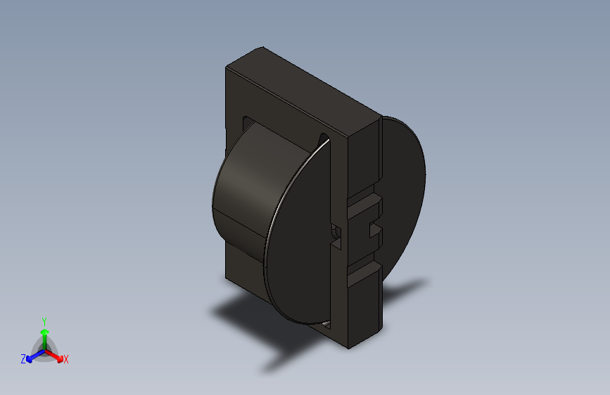 带有法兰轮的滚轮衬垫D30 黑色