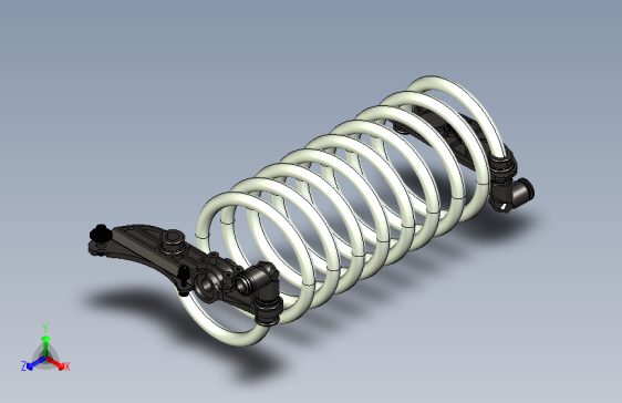 用于工具平衡器2×D10mm的螺旋软管