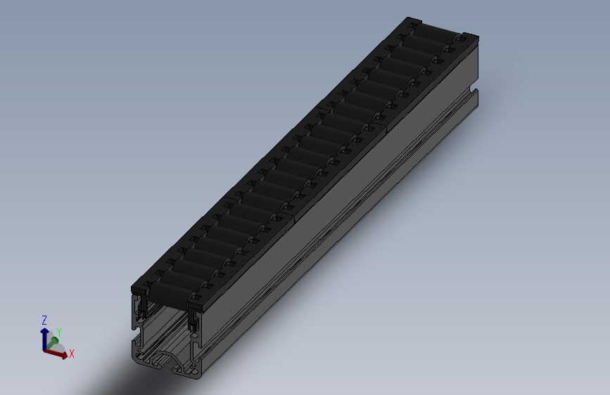 防静电输送滚轮6系列 40x40 经济型D30 D11-300mm