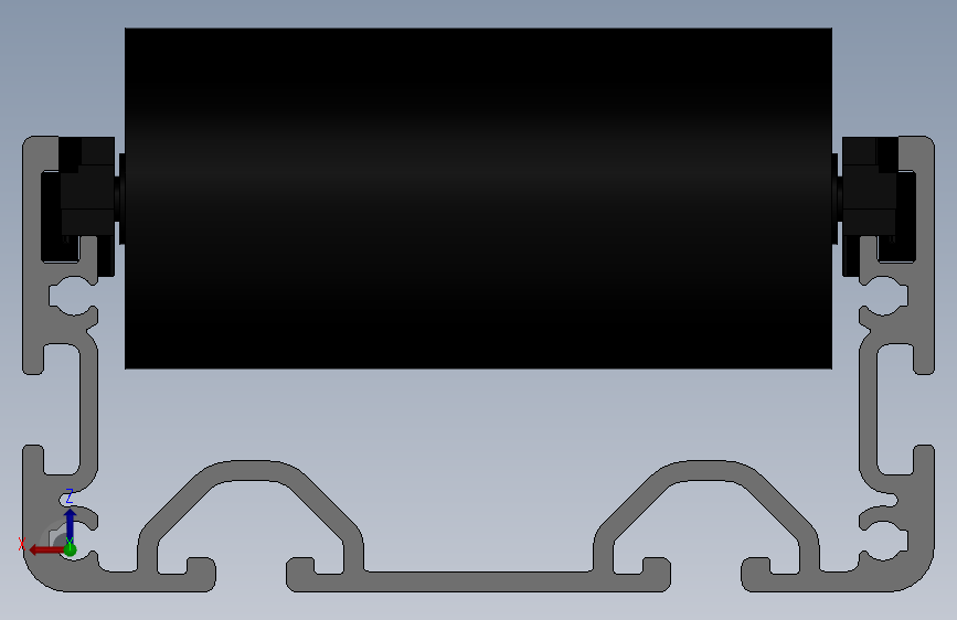 防静电输送滚轮6系列 80x40 经济型D30-300mm