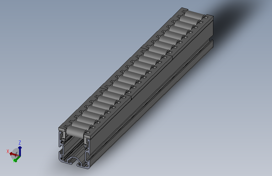 输送滚轮6系列 40x40 经济型D30 D11-300mm