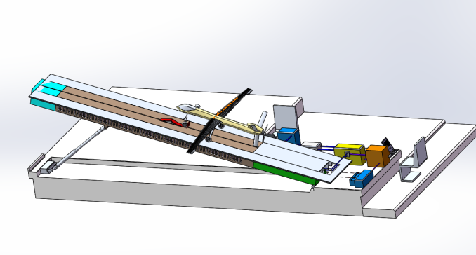 CatiaV5R25版本无人机电磁弹射平台三维模型