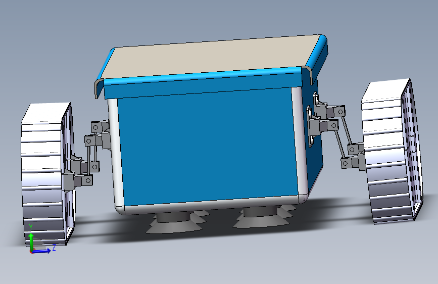 吸附式清洗车模型