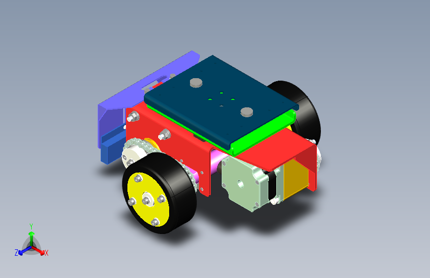 智能小车转向轮组