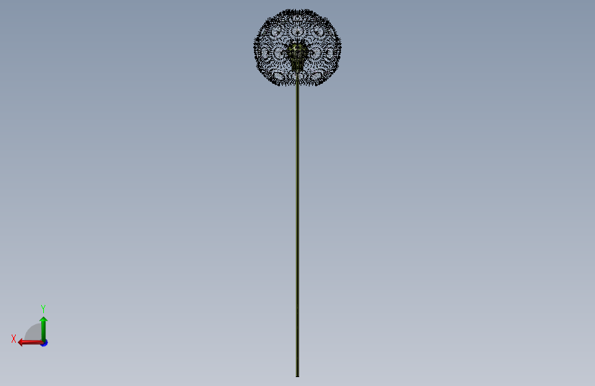 植物8-蒲公英 背面视图