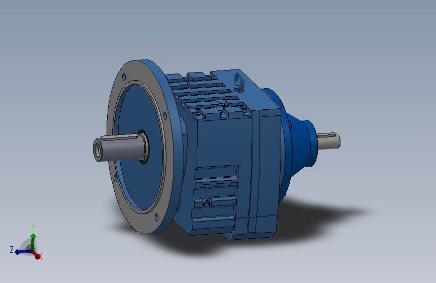 RFS77法兰轴伸式斜齿轮减速机RFS77-5.21-M1-Φ300