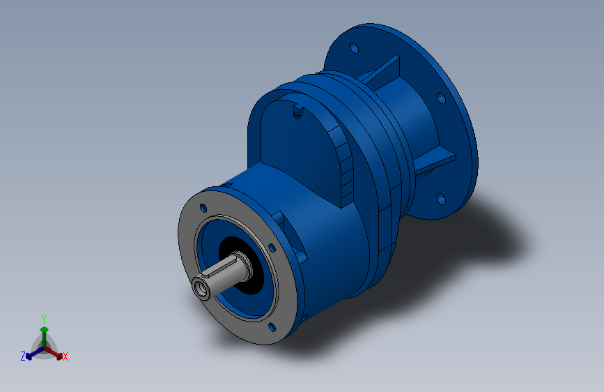RXF67ZP斜齿轮减速机RXF67-1.6-M1-P80-Φ160