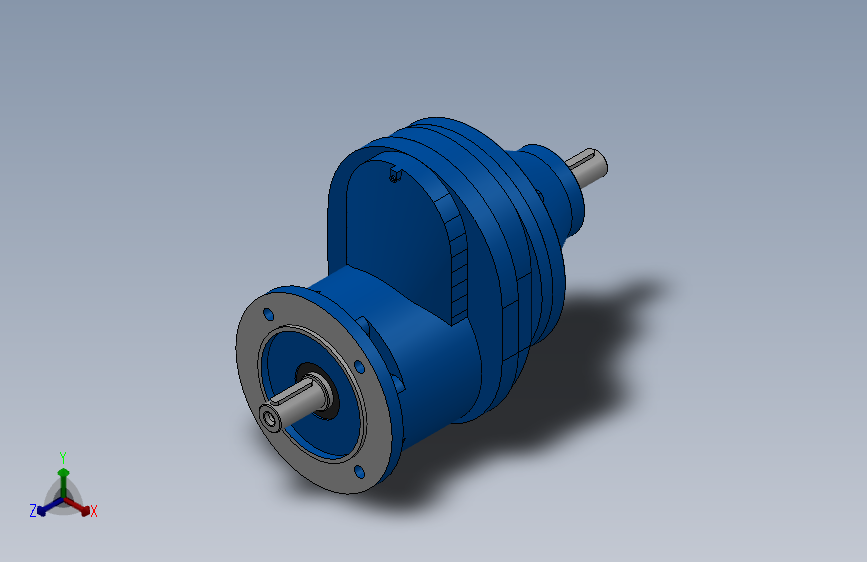RXFS57法兰轴伸式单级斜齿轮减速机RXFS57-1.3-M1-Φ140