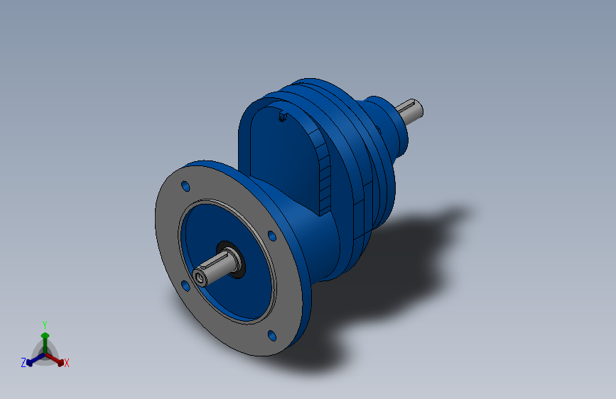 RXFS57法兰轴伸式单级斜齿轮减速机RXFS57-1.3-M1-Φ200