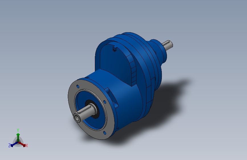 RXFS67法兰轴伸式单级斜齿轮减速机RXFS67-2.04-M1-Φ160