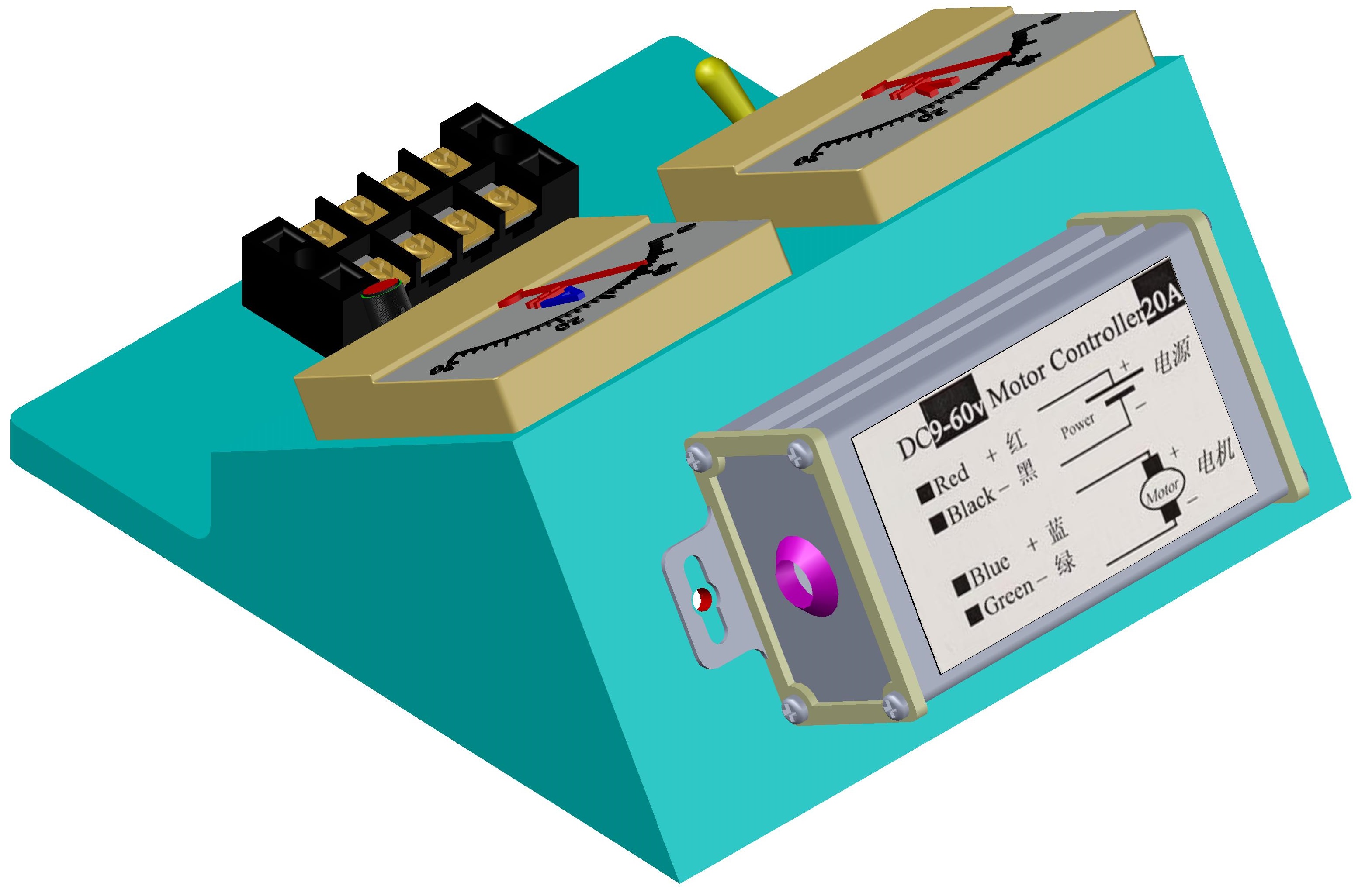 降压 DC 和 V-A 表