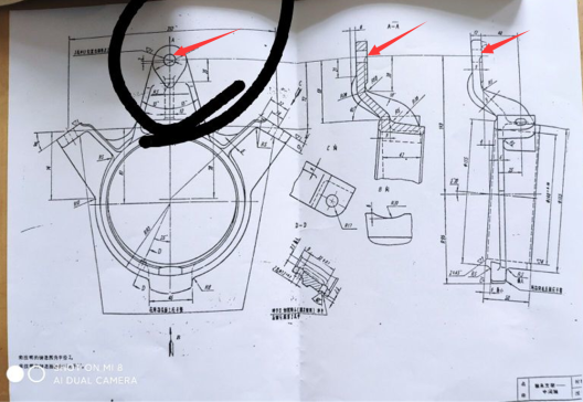 K212- CA10B解放汽车中间轴轴承支架工艺规程及钻顶端φ13孔夹具设计