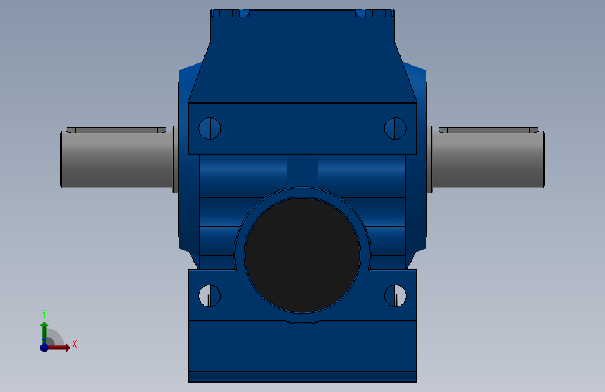 S77ZP蜗轮蜗杆减速机S77-14.91-M1-A+B-P90_SOLIDWORKS 2018_模型图纸下载 – 懒石网