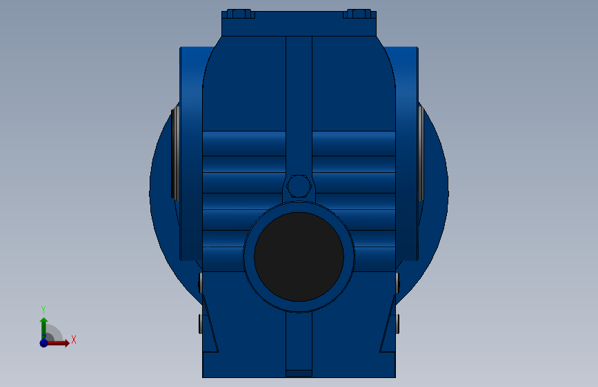 SA87ZP蜗轮蜗杆减速机SA87-16.39-M1-A-Φ60-P132_SOLIDWORKS 2018_模型图纸下载 – 懒石网