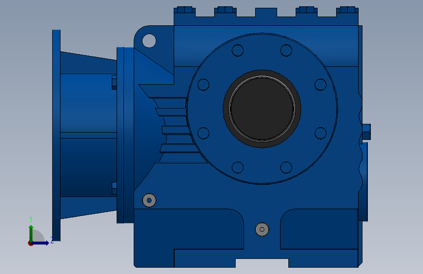 SA87ZP蜗轮蜗杆减速机SA87-16.39-M1-A-Φ60-P132_SOLIDWORKS 2018_模型图纸下载 – 懒石网
