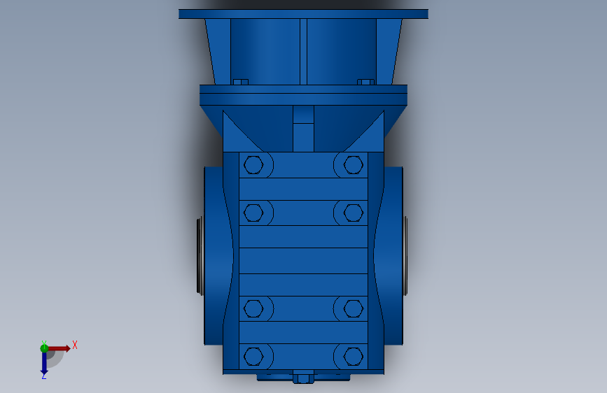 SA87ZP蜗轮蜗杆减速机SA87-16.39-M1-A-Φ60-P132_SOLIDWORKS 2018_模型图纸下载 – 懒石网