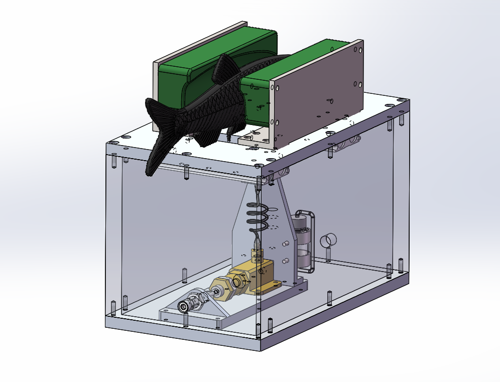 鱼类注射机打针机注射疫苗三维图