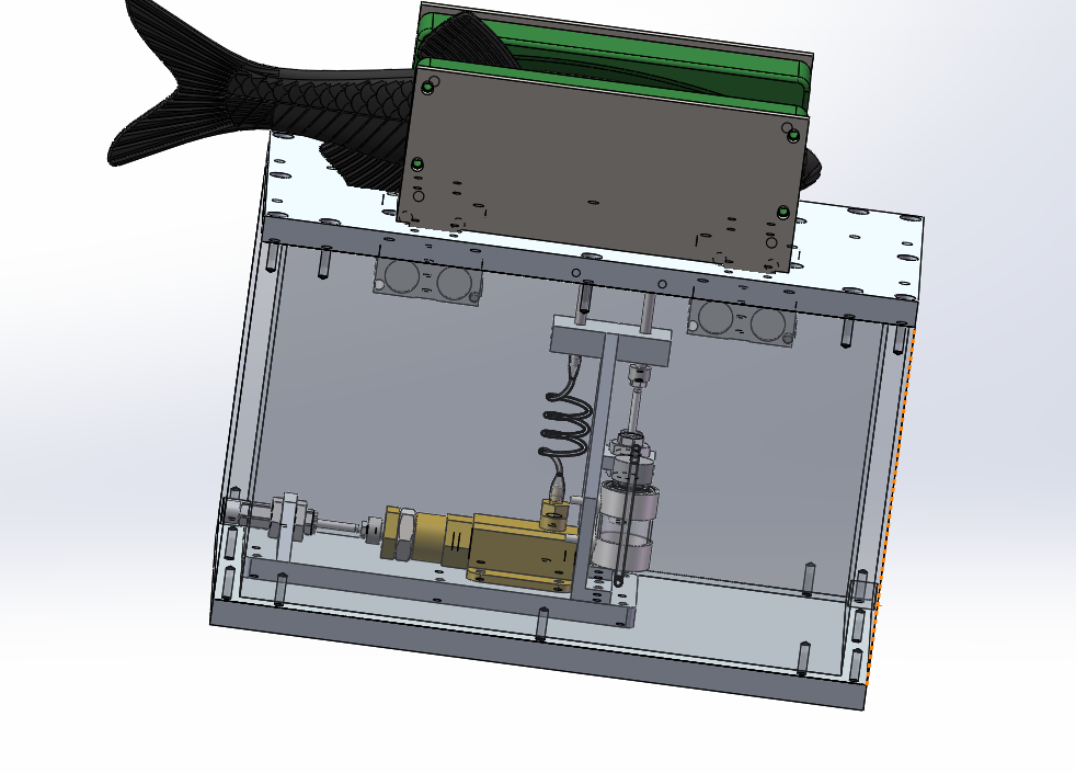鱼类注射机打针机注射疫苗三维图