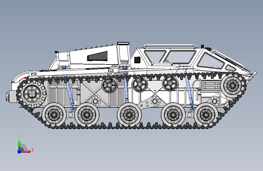 Ripsaw EV3-F4 粗齿锯坦克三维SW模型_SOLIDWORKS 2016_模型图纸下载 – 懒石网