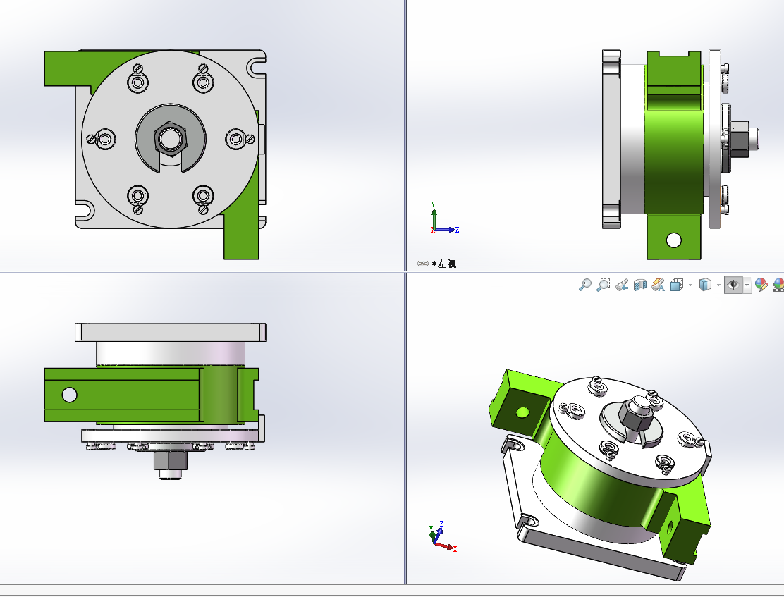 角型轴承箱的加工工艺与钻孔设计（含三维sw模型） Solidworks 2018 模型图纸下载 懒石网