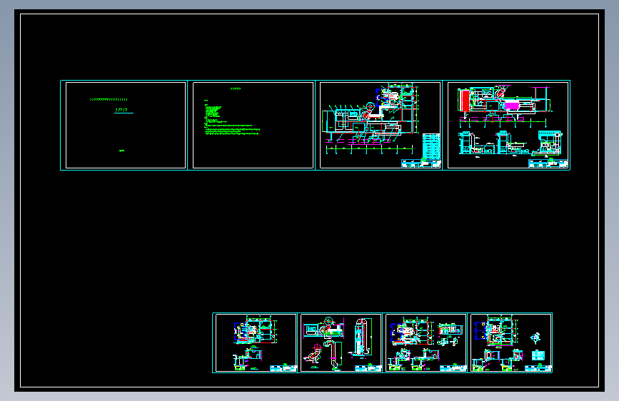 锅炉安装除尘脱硫及在线监控设备工程施工图