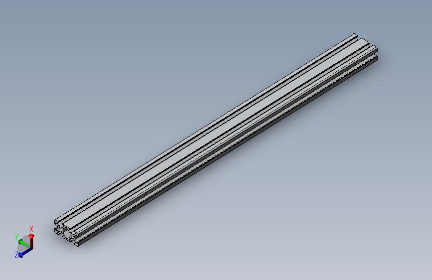 铝型材20 x 40 x R1.5