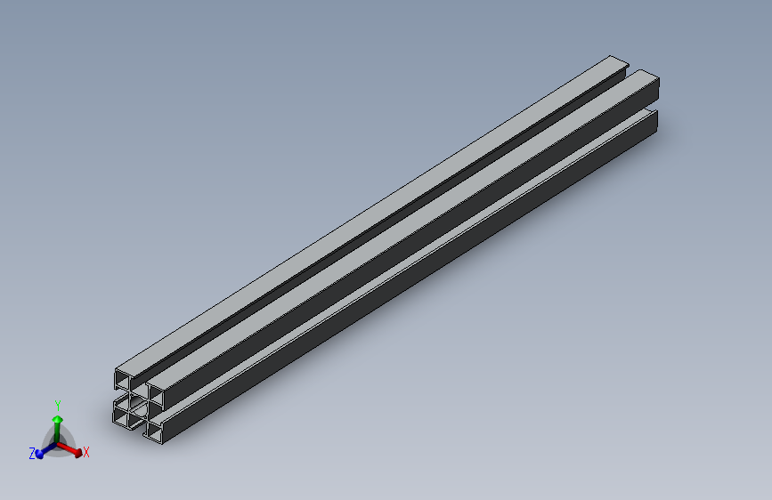 铝型材40 x 40A x R0.5