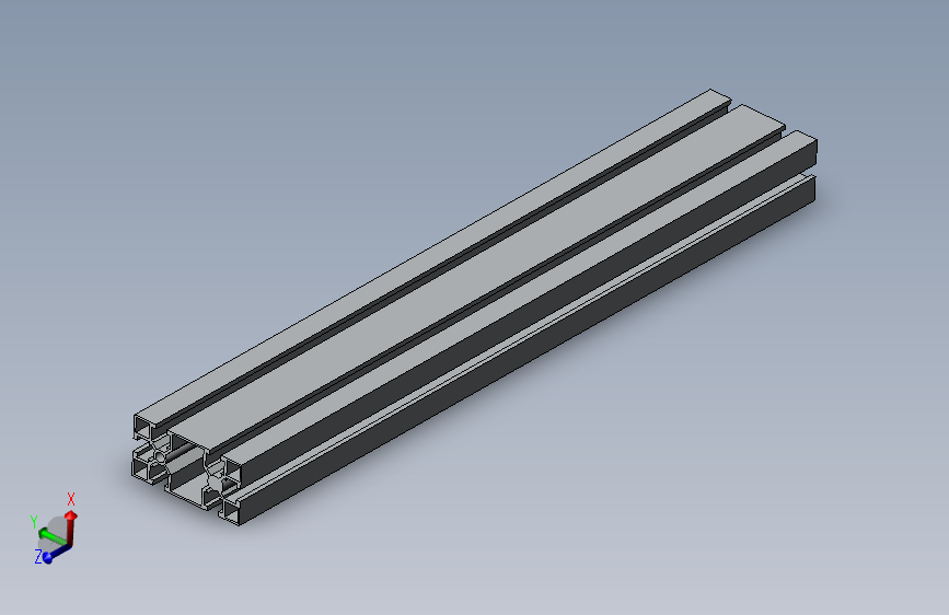 铝型材40 x 80L x R0.3