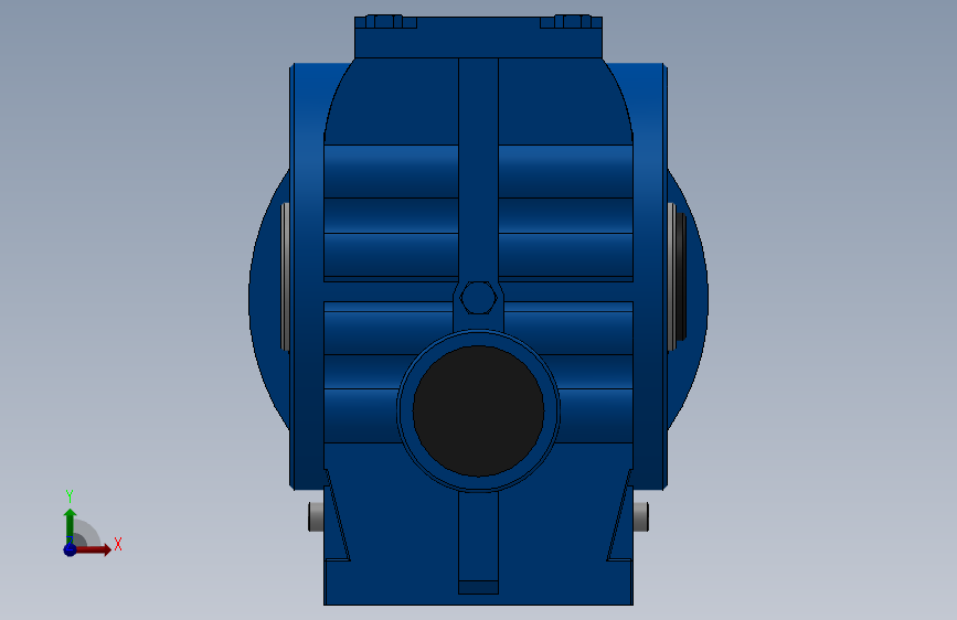 SA47ZP蜗轮蜗杆减速机SA47-17-M1-B-Φ25-P63_SOLIDWORKS 2018_模型图纸下载 – 懒石网