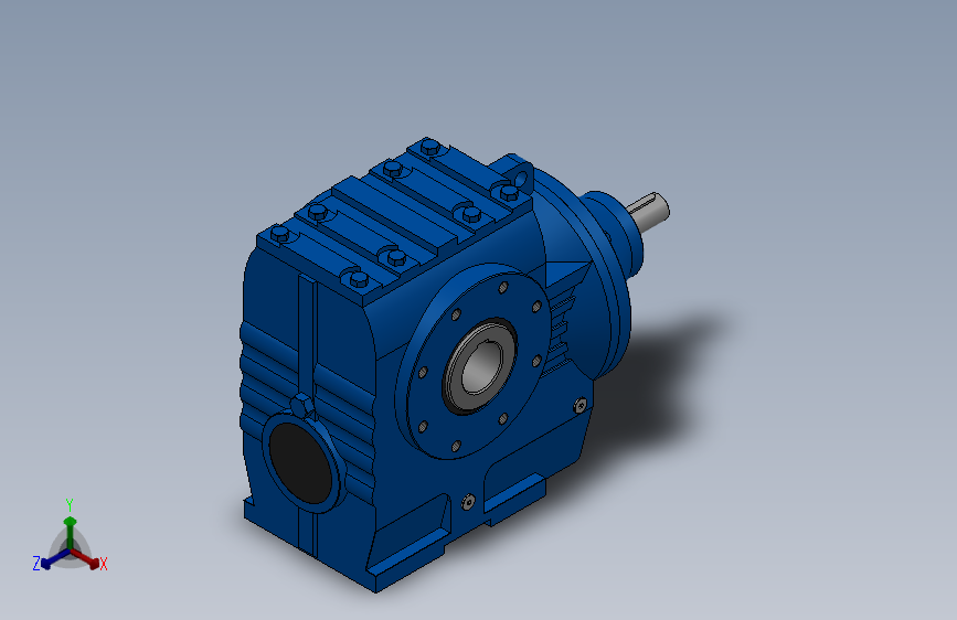 SAS97轴输入的斜齿-蜗轮蜗杆减速机SA97S97-20.16-M1-A