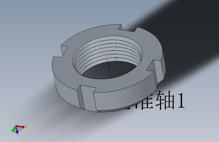 皮带轮螺母