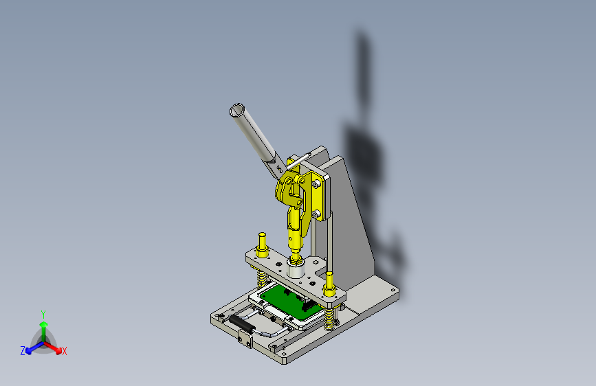 手动插件夹具3D模型 STEP格式