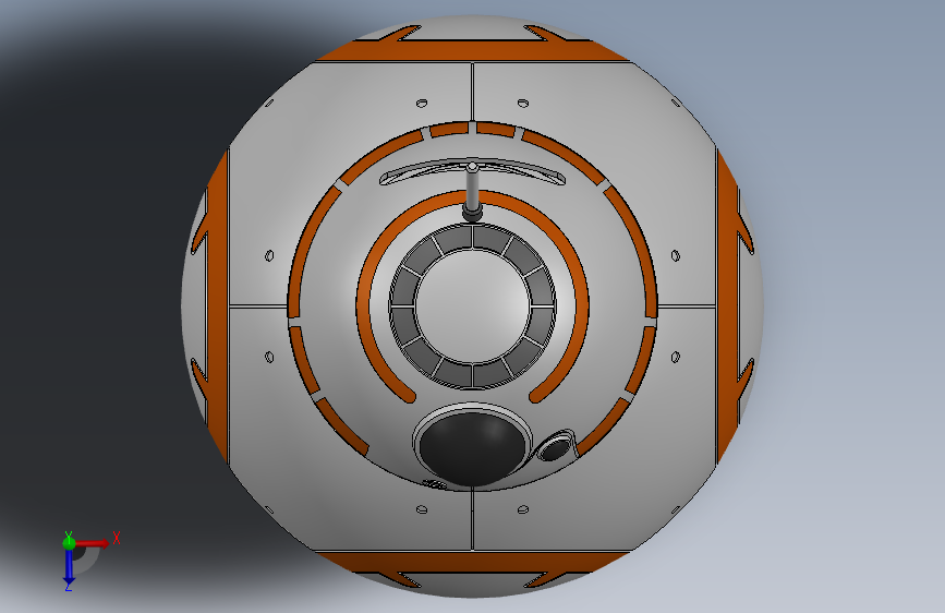 BB8星球大战_SOLIDWORKS 2016_模型图纸下载 – 懒石网