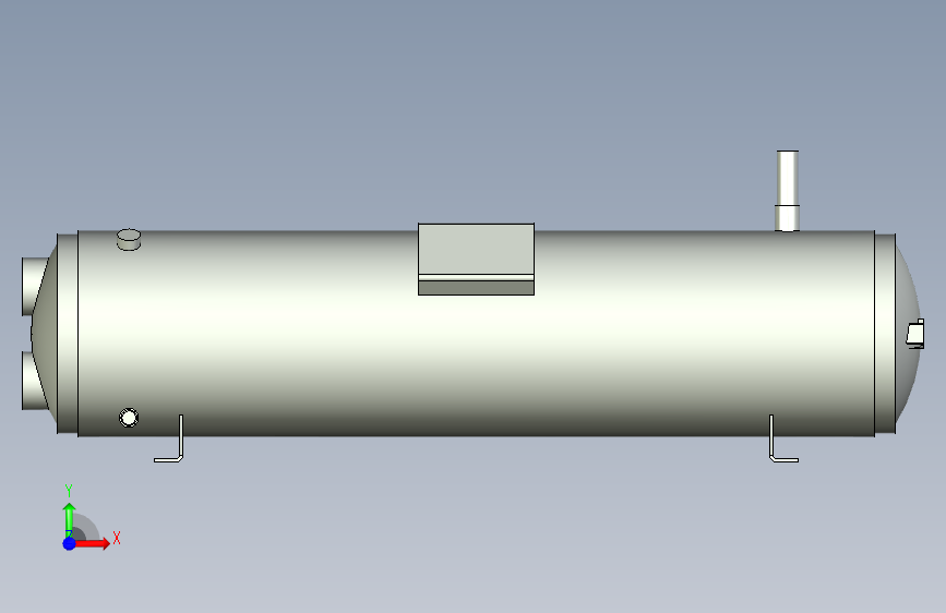 CFA-20 SIMPLES - 冷凝器 正面视图