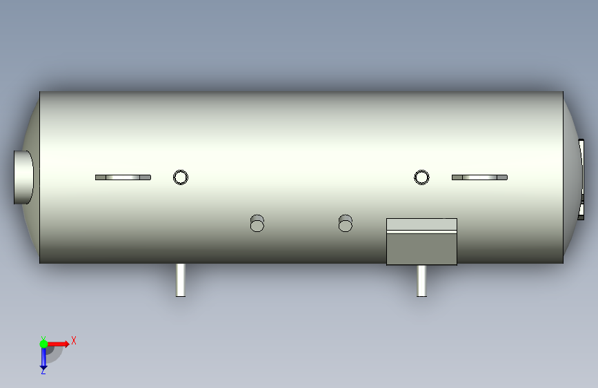 CFA-40 DUPLO - 冷凝器 俯视图