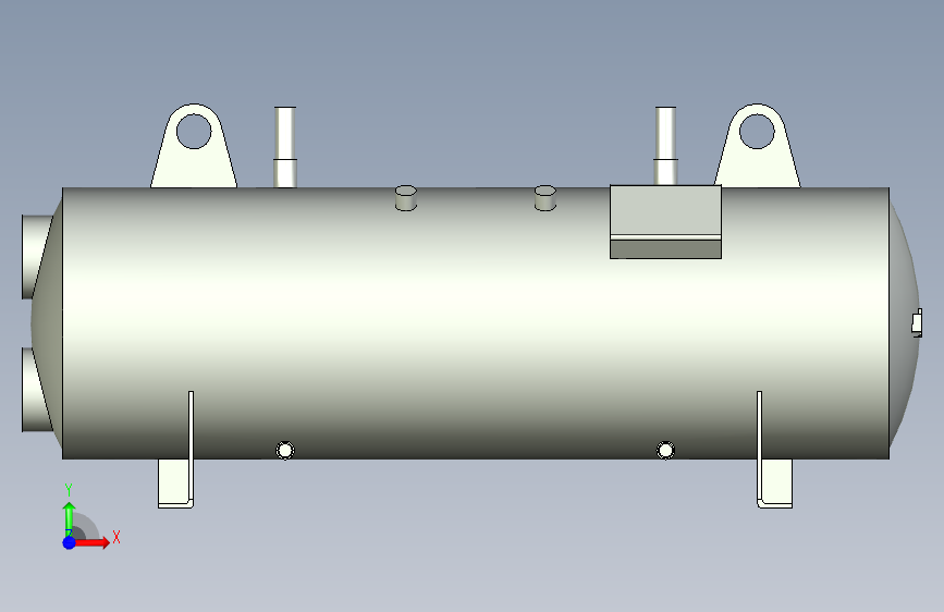 CFA-40 DUPLO - 冷凝器 正面视图