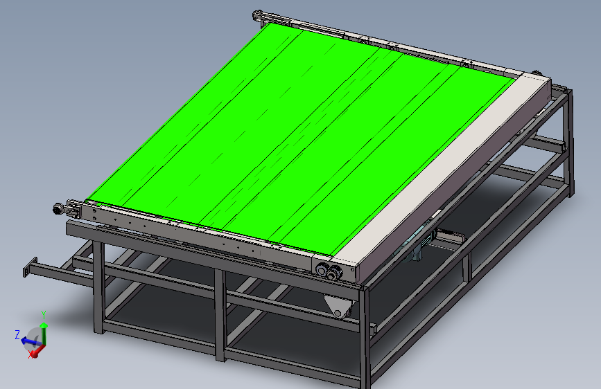 热压机进板小车