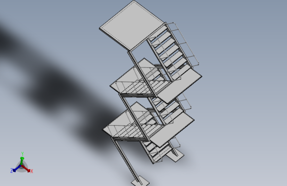 钢制楼梯