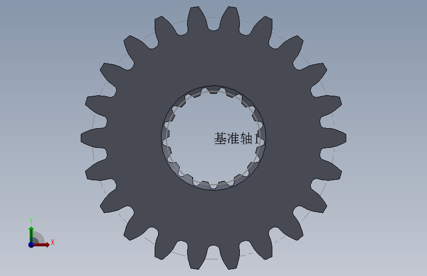 200.37.142-1 第一轴二倒档滑动齿轮(渐开线花键)