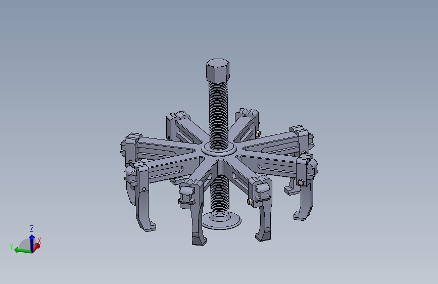 3D拉具设计和装配