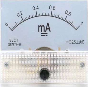 Multicomp - SD38 0-1 mA面板仪表，显示表针对vcs3或aks合成器
