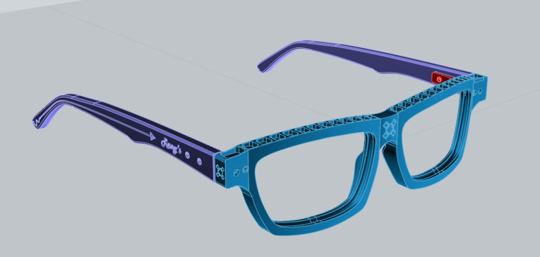 3D打印玻璃眼镜