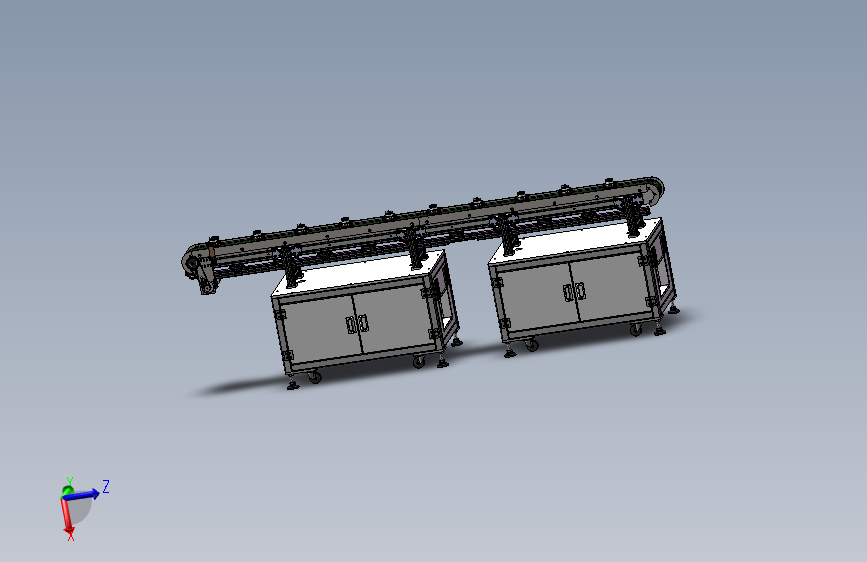 带治具定距皮带线体