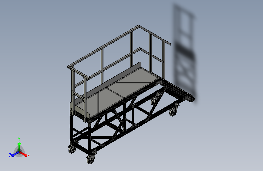 移动式小台阶车结构
