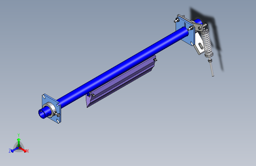 用于带式输送机的橡胶表面清洗